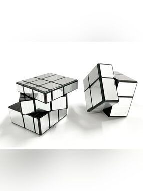 Neo Mirror Cube Set, Mirror Cube Bundle of 2×2 Speed Cube 3×3 Cube